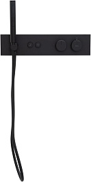 Allen Brau Смеситель для ванны Liberty 5.33010-31 (с внутренней частью, 2 хода) черный матовый – фотография-4